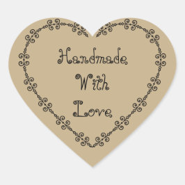 ラブステッカーで手作り ハートシール