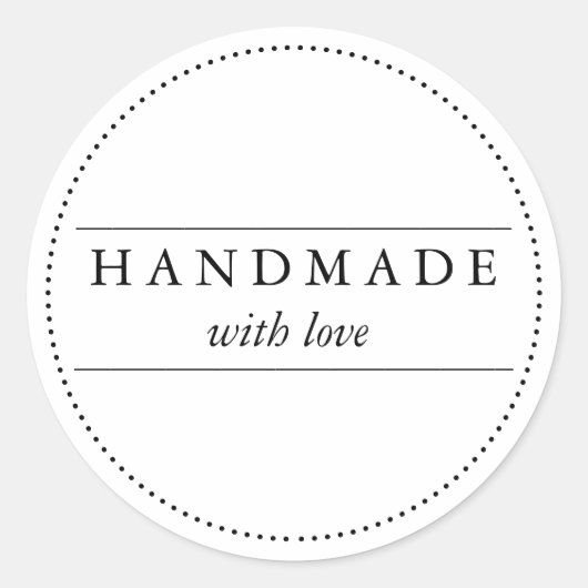 ラブステッカーで手作り ラウンドシール (正面)