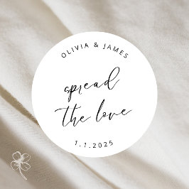 ラブステッカーを広める ラウンドシール