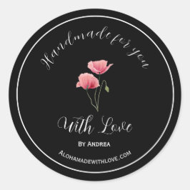 ラブステッカー付き手作カスタムり商品 ラウンドシール