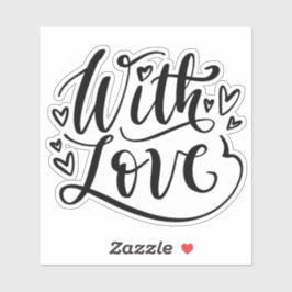 ラブステッカー付き シール