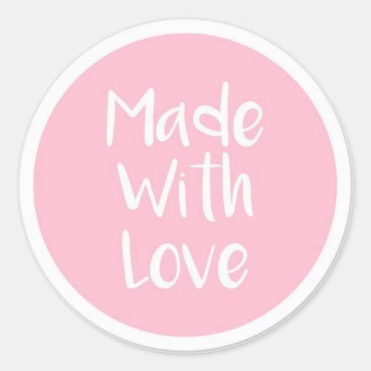 ラブステッカー製 ラウンドシール (正面)