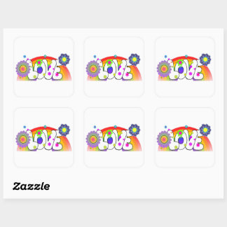 ラブステッカー スクエアシール