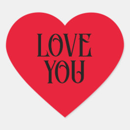 ラブステッカー ハートシール