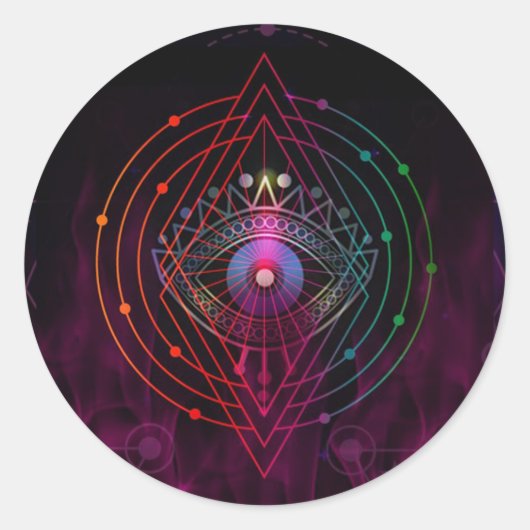 ラブステッカー ラウンドシール (正面)