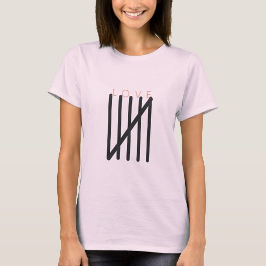 ラブステッキTシャツ Tシャツ (正面)