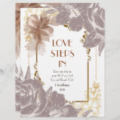 ラブステップインパーソナライズされた紙 (正面/裏面)