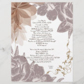 ラブステップインパーソナライズされた紙 (裏面)