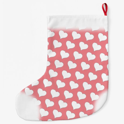 ラブストッキングラヴカスタマイズィクリスマスストッキング ラージクリスマスストッキング (裏面)