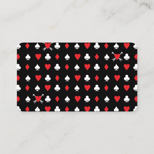 ラブストライクLas Vegas埋め込み名前表番号 プレイスカード (裏面)