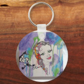 ラブストライドアー絵画ト キーホルダー (正面)