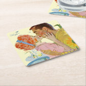 ラブストラック2 スクエアペーパーコースター (アングル)