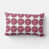 ラブストロベリーピンクドーナツグルメ ランバークッション (裏面)