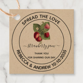 ラブストロベリーJアムクラフト紙のお願い フェイバータグ