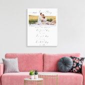 ラブストーリーのタイムラ結婚インの装飾の形見 キャンバスプリント (インサイチュ (リビング))