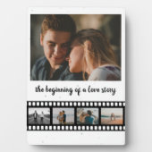 ラブストーリーの始まり5枚の写真プラーク フォトプラーク (正面)
