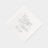 ラブストーリーへようこそ結婚 箔ナプキン (右)