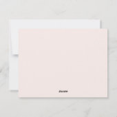 ラブストーリータイポグラフィブラックバレンタインの写真 シーズンカード (裏面)