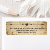 ラブストーリータイポグラフィヴィンテージバーンウッドラベル ラベル (インサイチュ)