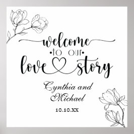 ラブストーリーマグノリアラインアートへようこそ ポスター