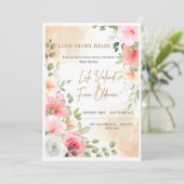 ラブストーリーリミッ結婚クスのデジタル招待状 招待状 (スタンド正面)