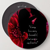 ラブストーリー引用文キスの恋人背景ケースメイトi 缶バッジ (正面&裏面)