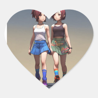 ラブストーリー新しいスタイル ハートシール