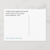 ラブストーリー日付はがき保存(ロビンズエッグ2) 案内ポストカード (裏面)