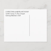 ラブストーリー日付ポストカードを保存（海軍） 案内ポストカード (裏面)