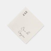 ラブストーリー結婚のナプキン スタンダードカクテルナプキン (角)