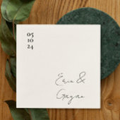 ラブストーリー結婚のナプキン スタンダードカクテルナプキン