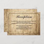 ラブストーリー タイポグラフィ ヴィンテージ バーンバック 受付 招待状 (正面/裏面)