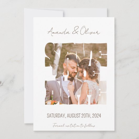 ラブストーリー フォト ウェディング セーブザデート (正面)