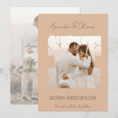 ラブストーリー フォト ウェディング セーブザデート (正面/裏面)