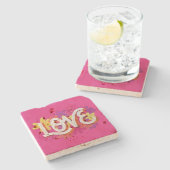 ラブストーンコースター ストーンコースター (横)