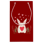 ラブスナグリーかわいいバニーカスタム スモールペーパーバッグ (裏面)