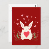 ラブスナグリーかわいいバニーカスタム ポストカード (正面/裏面)