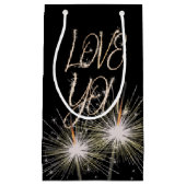 ラブスパーカーズオンブラック スモールペーパーバッグ (正面)