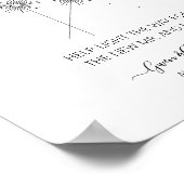 ラブスパークルサインウェディングレセプションセンドフG400 ポスター (角)