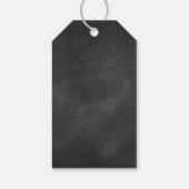 ラブスパークルスギフトラベル – 黒 ギフトタグ (裏面)