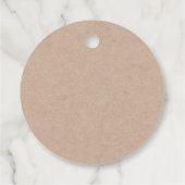 ラブスパークルルラスチッククラフトシャルボードウェディング フェイバータグ (裏面)