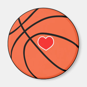 ラブスポーツバスケットボールマグネット マグネット