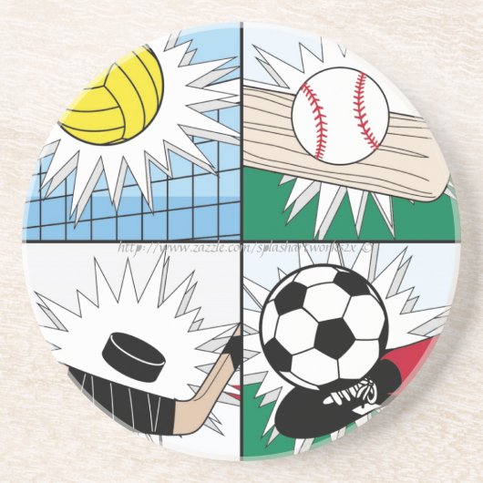 「ラブスポーツ」 コースター (正面)