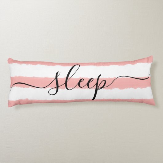 ラブスリープブルーストライプのホワイトウォーター色 ボディピロー (裏面)