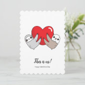 ラブスロスバレンタインデーのカード サンキューカード (スタンド正面)