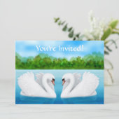 ラブスワン招待状 招待状 (スタンド正面)