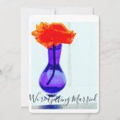 ラブズアプリコットローズ モダンウェディング招待状 招待状 (裏面)