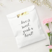 ラブズスイートグラブアトリート結婚式の引き出物バッグ フェイバーバッグ (封をした状態)