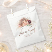 ラブズスイートパンパスグラステラコッタフローラ フェイバーバッグ (クリップ留めされた状態)