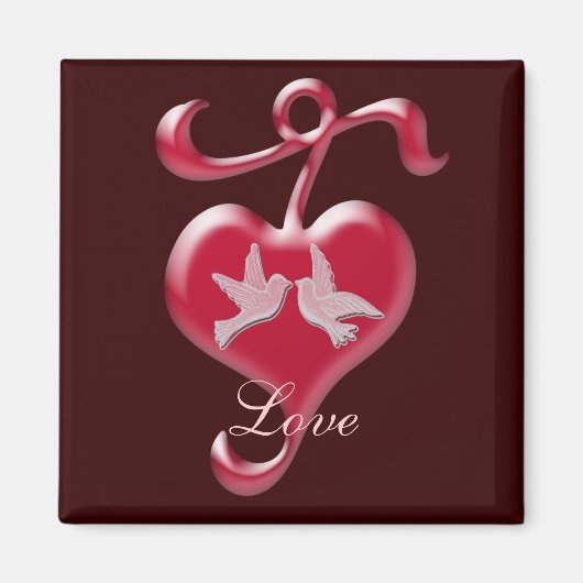 ラブズハート磁石 マグネット (正面)